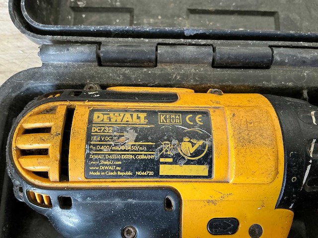 Dewalt dc732/dc832 boormachine - afbeelding 5 van  6