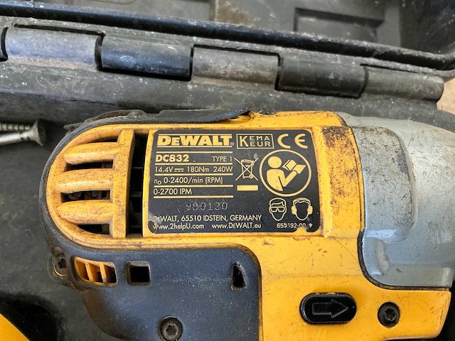 Dewalt dc732/dc832 boormachine - afbeelding 6 van  6