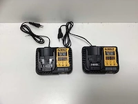Dewalt dcb1104 12v / 18v xr acculader (2x) - afbeelding 2 van  5