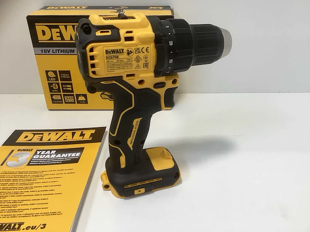 Dewalt dcd708n accu schroefboormachine 18v - afbeelding 1 van  5