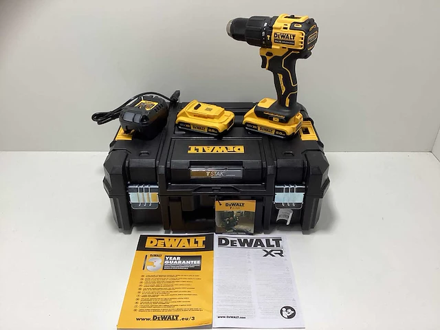 Dewalt dcd709d2t accu-slagboorschroevendraaier 18 v - afbeelding 1 van  9