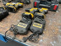 Dewalt dcd730 boormachine (2x) - afbeelding 1 van  5
