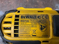 Dewalt dcd730 boormachine (2x) - afbeelding 4 van  5