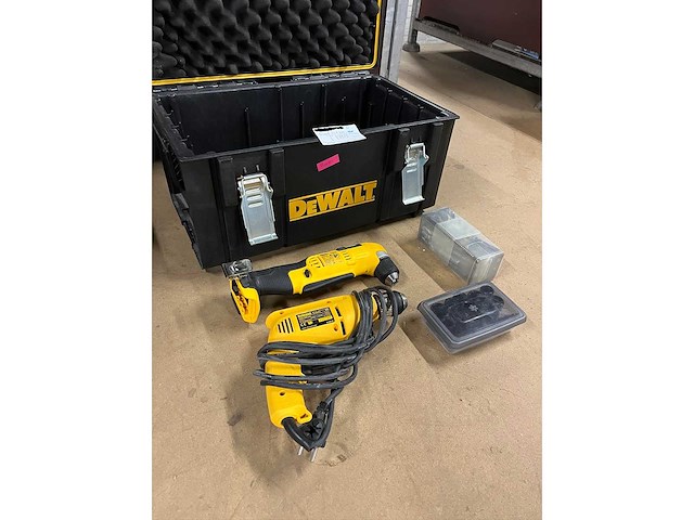 Dewalt dcd740 haakse boormachine, dewalt dw173c boor met koffer - afbeelding 6 van  6