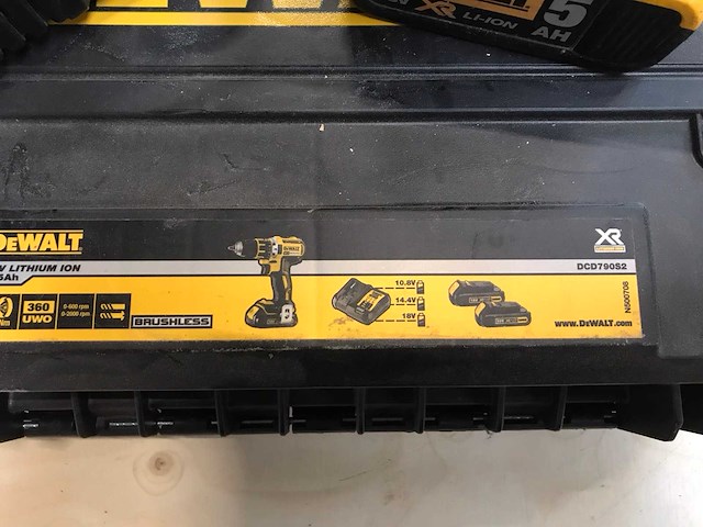 Dewalt dcd790s2 accu boormachine - afbeelding 3 van  3