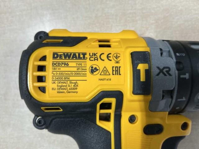 Dewalt dcd796 boormachine - afbeelding 3 van  5