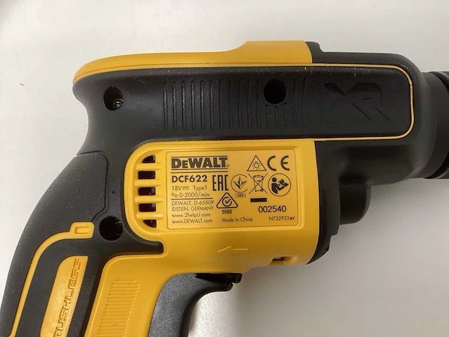 Dewalt dcf622n 18v xr accu zelftappende schroevendraaier - 2000 tpm - afbeelding 4 van  7