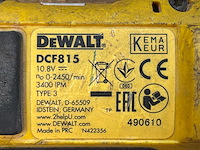 Dewalt dcf815 slagschroefmachine - afbeelding 4 van  6