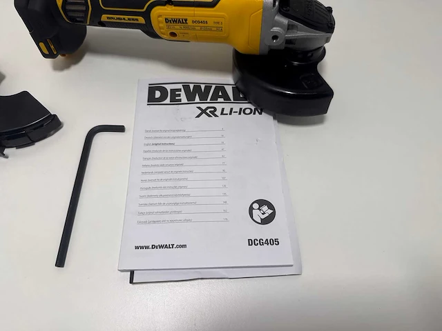 Dewalt dcg405n accu haakse slijper | 125 mm - afbeelding 3 van  6