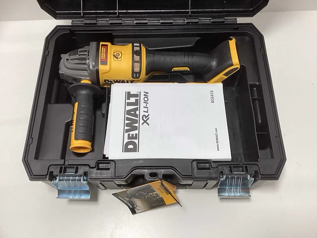 Dewalt dcg418nt 54v xr flexvolt accu haakse slijper - 125mm - incl. koffer - afbeelding 11 van  11