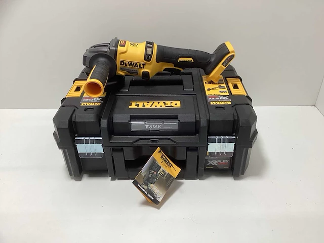 Dewalt dcg418nt 54v xr flexvolt accu haakse slijper - 125mm - incl. koffer - afbeelding 2 van  4
