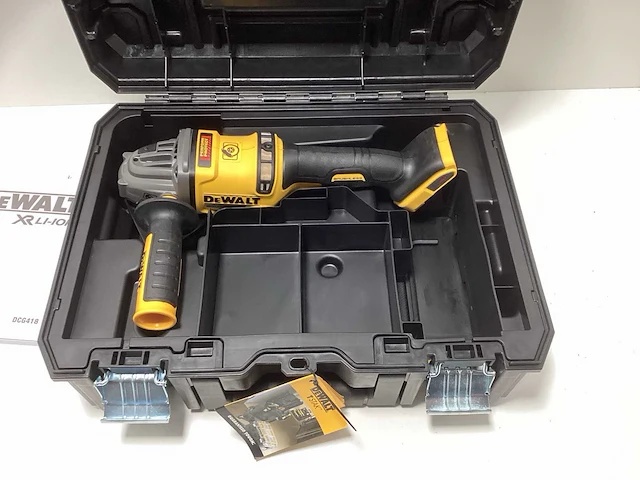 Dewalt dcg418nt 54v xr flexvolt accu haakse slijper - 125mm - incl. koffer - afbeelding 3 van  4
