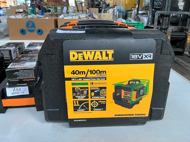 Dewalt dcle34031n-xj bouwlaser groen - afbeelding 1 van  2