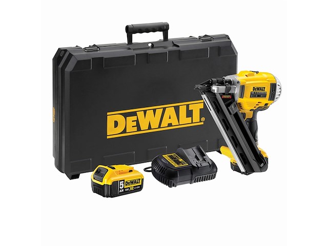 Dewalt dcn692p2 18v liion accu constructie tacker set (2x 5.0ah accu) in koffer - afbeelding 1 van  5