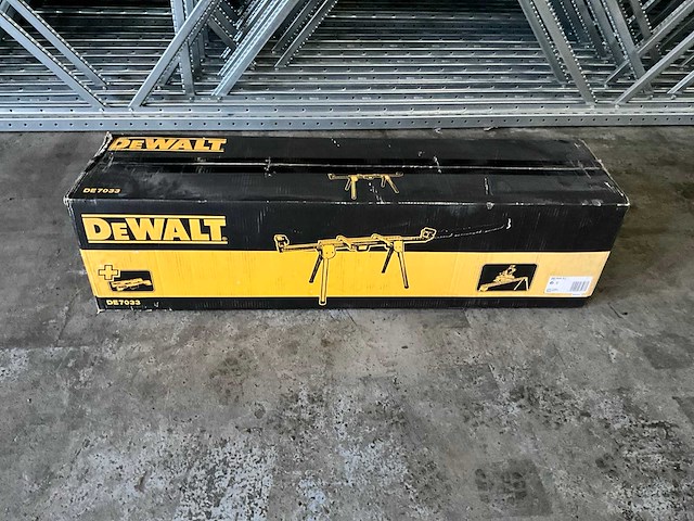 Dewalt de7033 onderstel voor afkortzaag - in doos - afbeelding 2 van  3