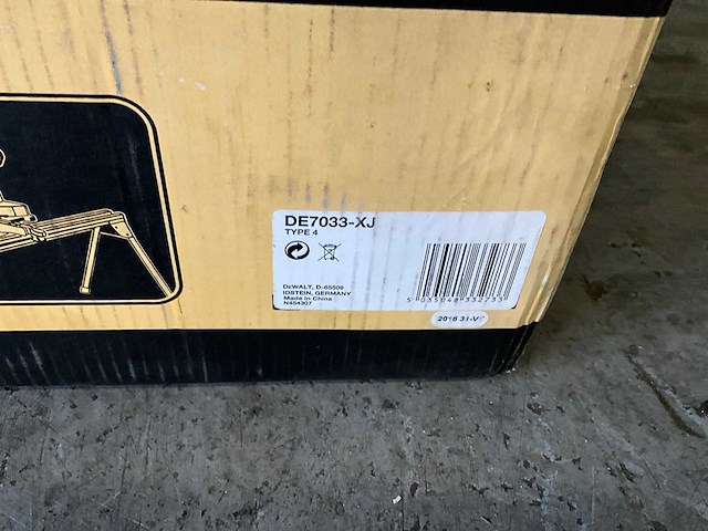 Dewalt de7033 onderstel voor afkortzaag - in doos - afbeelding 3 van  3