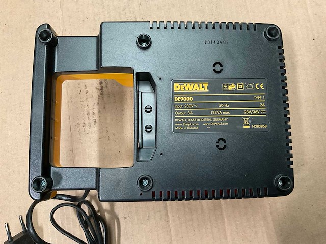 Dewalt de900 acculader (2x) - afbeelding 3 van  3