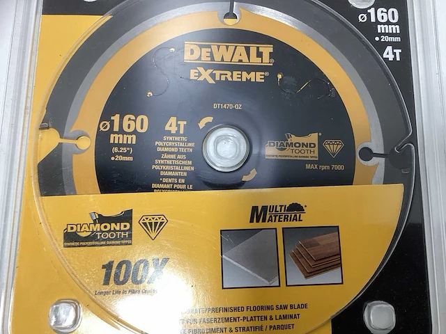 Dewalt dt1470 extreme diamant zaagblad 160mm - 4t - afbeelding 4 van  6