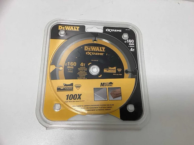 Dewalt dt1470 extreme diamant zaagblad 160mm - 4t - afbeelding 6 van  6
