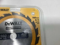 Dewalt dt1931 construction cirkelzaagblad 160mm - 18t - afbeelding 3 van  7