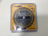 Dewalt dt1951 construction cirkelzaagblad - 184mm - 24t - afbeelding 1 van  8