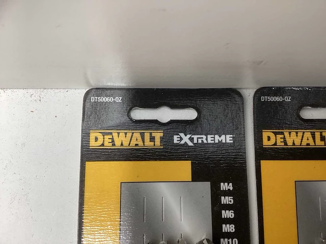 Dewalt dt50060-qz impact combi boortappenset - 5-delig - m4, m5, m6, m8 & m10 (3x) - afbeelding 5 van  6