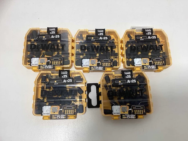 Dewalt dt70558-qz flextorq bitset 25-delig - torx t25 - 25mm (5x) - afbeelding 4 van  4