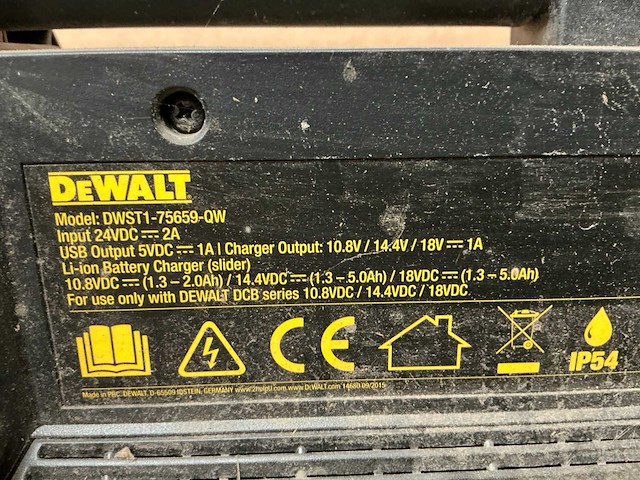 Dewalt dw st1-75659-qw radio - afbeelding 6 van  6