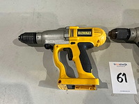 Dewalt dw006 accu boormachine (2x) - afbeelding 2 van  6