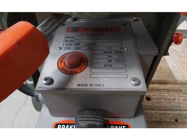 Dewalt dw125 afkortzaag - afbeelding 6 van  6