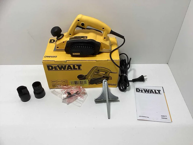 Dewalt dw680 schaafmachine - 600w - 230v - afbeelding 1 van  7