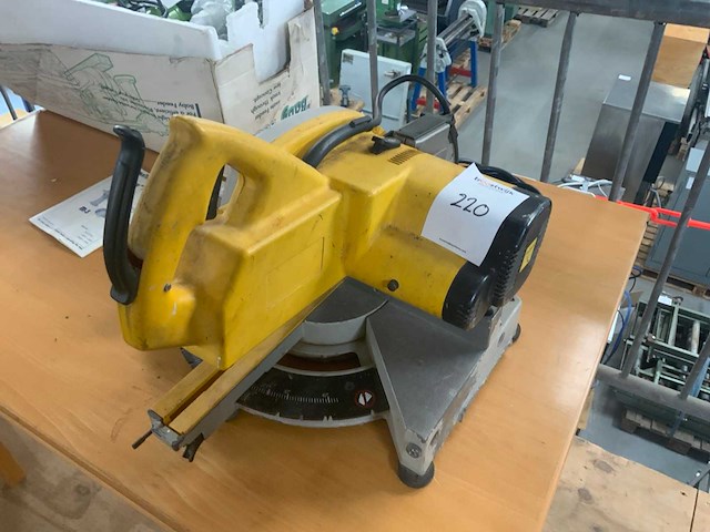 Dewalt dw701 afkortcirkelzaagmachine - afbeelding 2 van  4
