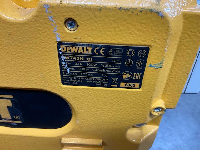 Dewalt dw743n combizaagmachine - afbeelding 4 van  8