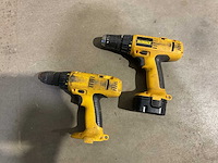 Dewalt dw912 boormachine (2x) - afbeelding 1 van  2