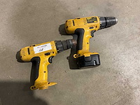Dewalt dw912 boormachine (2x) - afbeelding 2 van  2