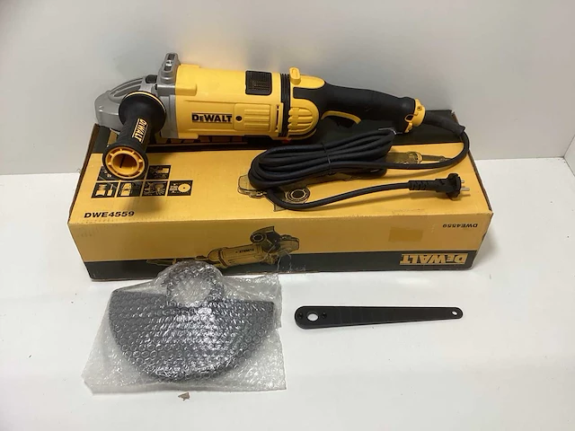 Dewalt dwe 4559 grote haakse slijper - 2400w - 230mm - afbeelding 7 van  9