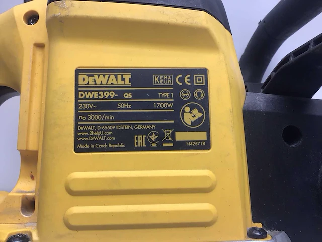 Dewalt dwe399qs gipsblokken zaag | nette staat - afbeelding 6 van  6