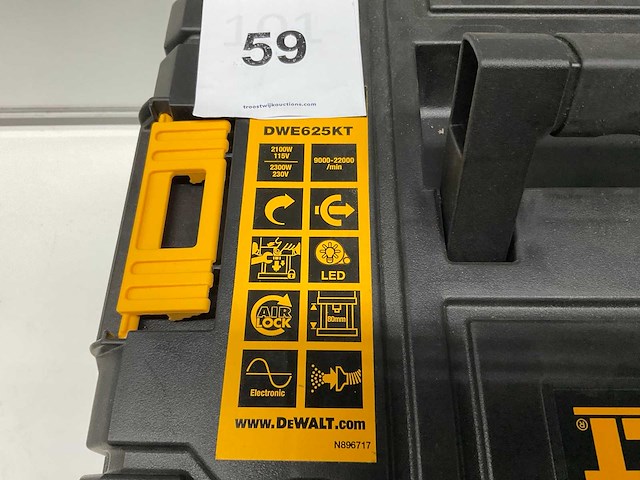 Dewalt dwe625 bovenfrees - afbeelding 2 van  9