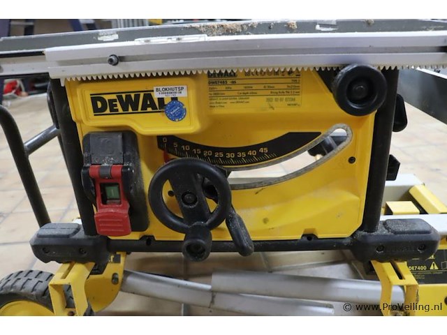 Dewalt dwe7485 -qs zaagtafel type 3 - afbeelding 3 van  6