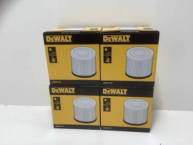 Dewalt dxva25-1041 cartridge filter voor bouwstogzuigers (4x) - afbeelding 4 van  5