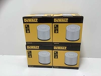 Dewalt dxva25-1041 cartridge filter voor bouwstogzuigers (4x) - afbeelding 4 van  5