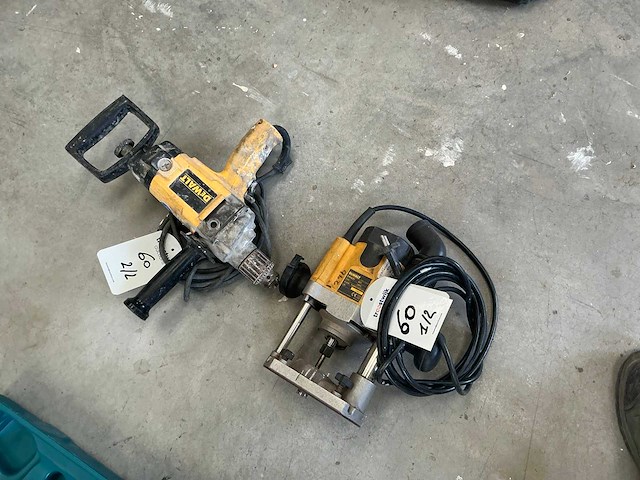 Dewalt electrisch gereedschap (2x) - afbeelding 1 van  7