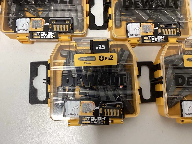 Dewalt flextorq bitset - 25-delig (pz2 & ph2) (5x) - afbeelding 1 van  5
