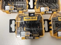 Dewalt flextorq bitset - 25-delig (pz2 & ph2) (5x) - afbeelding 1 van  5