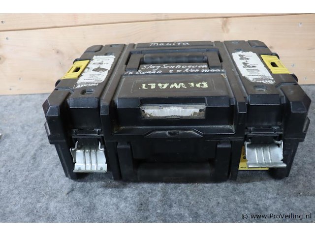 Dewalt gereedschapskoffer (leeg) - afbeelding 1 van  3