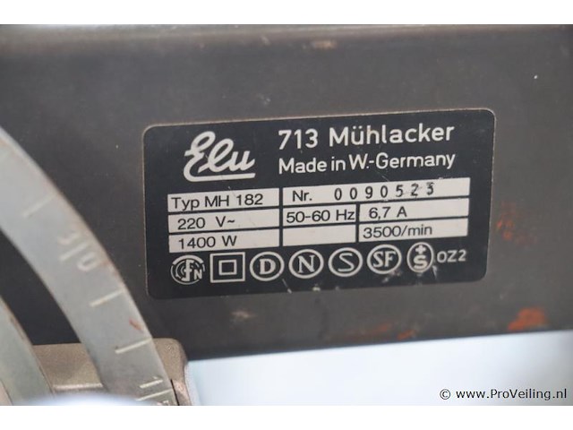 Dewalt handcirkelzaag mh 182 - afbeelding 4 van  7