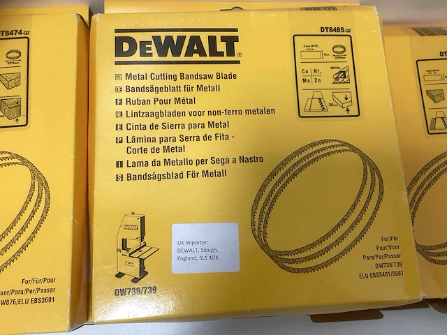 Dewalt lintzaagbladen 5-delig (dw738, dw739 & dw876) - afbeelding 4 van  6