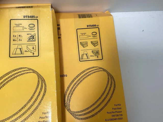 Dewalt lintzaagbladen 5-delig (dw738, dw739 & dw876) - afbeelding 5 van  6