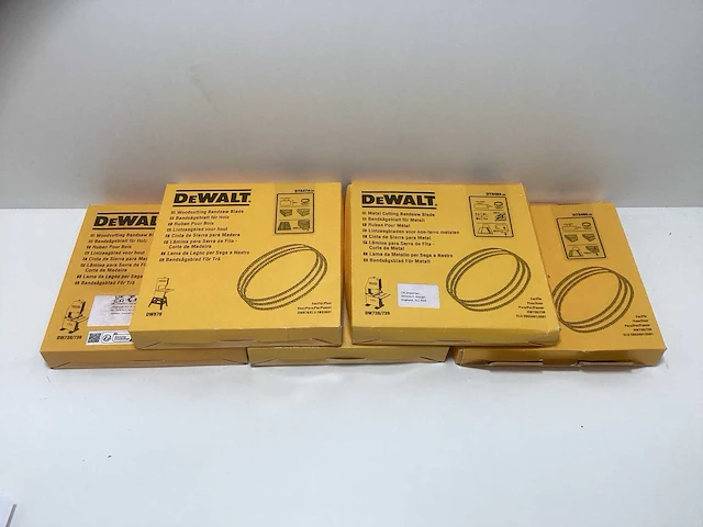 Dewalt lintzaagbladen 5-delig (dw738, dw739 & dw876) - afbeelding 1 van  3