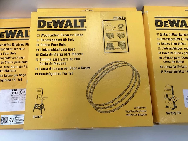 Dewalt lintzaagbladen 5-delig (dw738, dw739 & dw876) - afbeelding 2 van  3